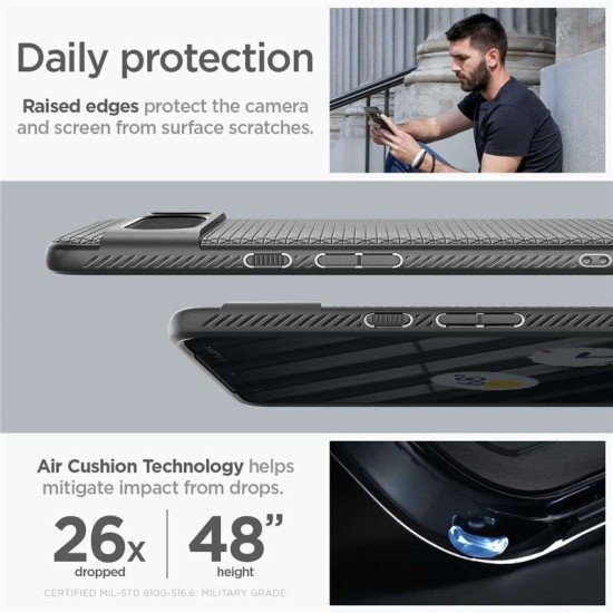 Husa Spigen Liquid Air compatibila cu Google Pixel 8 Pro Matte Black (Spigen, Pixel 8 Pro) by www.silkase.ro Husa Spigen Liquid Air compatibila cu Google Pixel 8 Pro Matte Black (Pixel 8 Pro, ACS06311) by www.silkase.ro