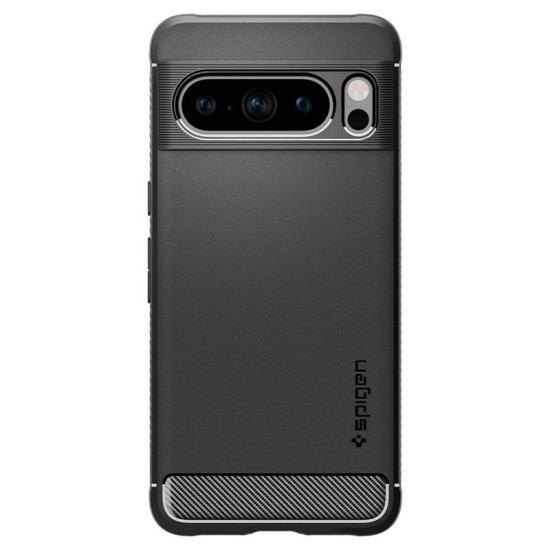 Husa Spigen Rugged Armor pentru Google Pixel 8 Pro Negru Mat (Pixel 8 Pro, ACS06314) by www.silkase.ro