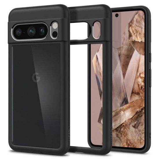 Carcasa Spigen, Ultra Hybrid, pentru Google Pixel 8 Pro, Matte Black (Spigen, Pixel 8 Pro) by www.silkase.ro Carcasa Spigen, Ultra Hybrid, pentru Google Pixel 8 Pro, Matte Black (Pixel 8 Pro, ACS06317) by www.silkase.ro