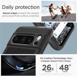 Carcasa Spigen, Ultra Hybrid, pentru Google Pixel 8 Pro, Matte Black Carcasa Spigen, Ultra Hybrid, pentru Google Pixel 8 Pro, Matte Black
