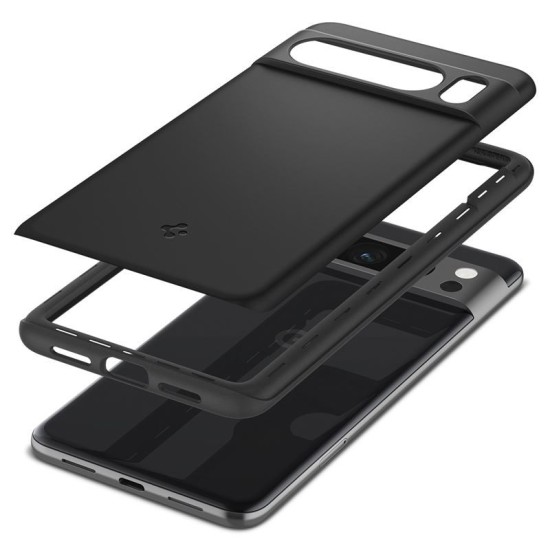 Husa din plastic Spigen pentru telefon mobil, mata, ultra-subtire, protector pentru camera, neagra, compatibila cu: Google Pixel 8 Pro (Spigen, Pixel 8 Pro) by www.silkase.ro Husa din plastic Spigen pentru telefon mobil, mata, ultra-subtire, protector pentru camera, neagra, compatibila cu: Google Pixel 8 Pro (Pixel 8 Pro, ACS06325) by www.silkase.ro