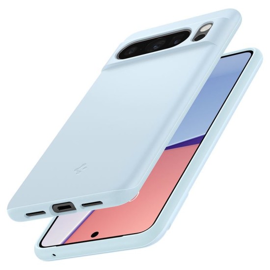 Husa slim Spigen Thin Fit compatibila cu Google Pixel 8 Pro Blue (Pixel 8 Pro, ACS06327) by www.silkase.ro