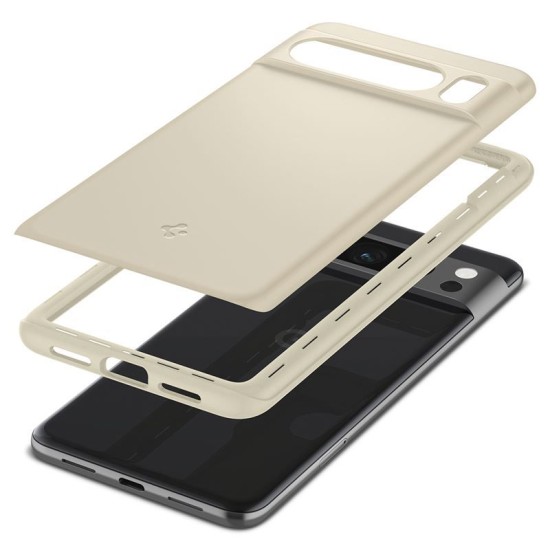 Husa Spigen Thin Fit pentru Google Pixel 8 Pro, Beige (Pixel 8 Pro, ACS06328) by www.silkase.ro