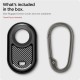Carcasa Spigen Rugged Armor compatibila cu Samsung Galaxy SmartTag 2 Matte Black (Ingredi, ACS06271) by www.silkase.ro