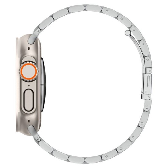 Curea, Spigen, Inox, Pentru Apple Watch 49/45/44/42 mm, Argintiu (Spigen, Ingredi) by www.silkase.ro Curea, Spigen, Inox, Pentru Apple Watch 49/45/44/42 mm, Argintiu (Ingredi, AMP06356) by www.silkase.ro