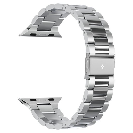 Curea, Spigen, Inox, Pentru Apple Watch 49/45/44/42 mm, Argintiu (Spigen, Ingredi) by www.silkase.ro Curea, Spigen, Inox, Pentru Apple Watch 49/45/44/42 mm, Argintiu (Ingredi, AMP06356) by www.silkase.ro