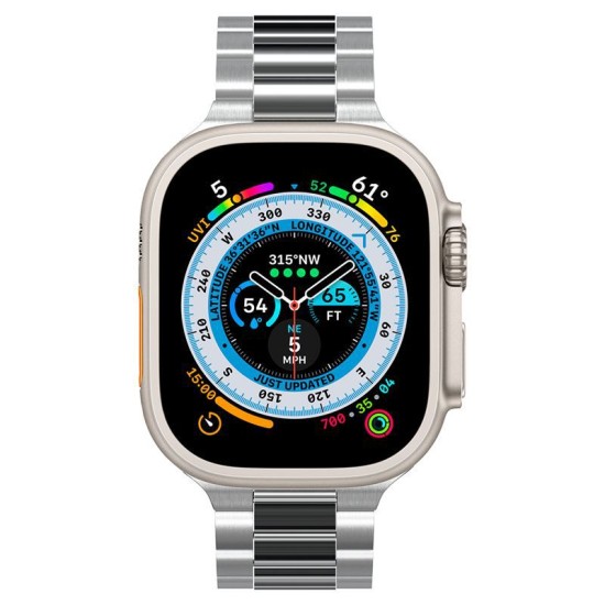 Curea, Spigen, Inox, Pentru Apple Watch 49/45/44/42 mm, Argintiu (Spigen, Ingredi) by www.silkase.ro Curea, Spigen, Inox, Pentru Apple Watch 49/45/44/42 mm, Argintiu (Ingredi, AMP06356) by www.silkase.ro
