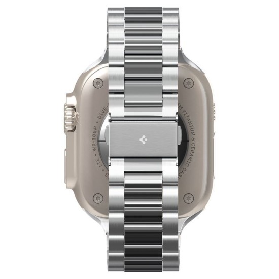 Curea, Spigen, Inox, Pentru Apple Watch 49/45/44/42 mm, Argintiu (Spigen, Ingredi) by www.silkase.ro Curea, Spigen, Inox, Pentru Apple Watch 49/45/44/42 mm, Argintiu (Ingredi, AMP06356) by www.silkase.ro