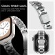 Curea Smartwatch pentru Apple Watch, Spigen, Otel, Band Modern Fit 316L, 41/40/38 mm, Argintiu (Ingredi, AMP06357) by www.silkase.ro