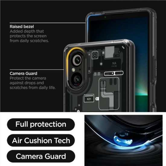 Husa Spigen Ultra Hybrid compatibila cu Sony Xperia 5 V Zero One (Xperia 5 V, ACS06358) by www.silkase.ro
