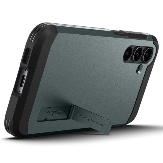Husa Spigen Tough Armor compatibila cu Samsung Galaxy S23 FE Green (Spigen, S23 FE) by www.silkase.ro Husa Spigen Tough Armor compatibila cu Samsung Galaxy S23 FE Green (S23 FE, ACS06365) by www.silkase.ro