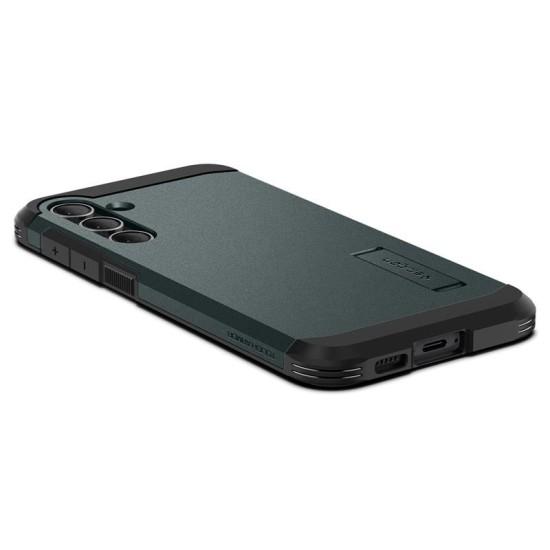 Husa Spigen Tough Armor compatibila cu Samsung Galaxy S23 FE Green (Spigen, S23 FE) by www.silkase.ro Husa Spigen Tough Armor compatibila cu Samsung Galaxy S23 FE Green (S23 FE, ACS06365) by www.silkase.ro