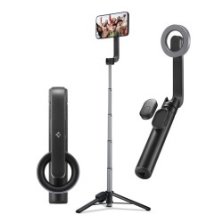Trepied si selfie stick Spigen compatibil MagSafe, negru