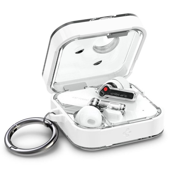 Husa Spigen Ultra Hybrid compatibila cu Nothing Ear 2 White (Spigen, Ingredi) by www.silkase.ro Husa Spigen Ultra Hybrid compatibila cu Nothing Ear 2 White (Ingredi, ACS06434) by www.silkase.ro