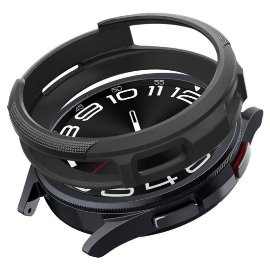 Husa Spigen Liquid Air compatibila cu Samsung Galaxy Watch 6 Classic 43mm Matte Black (Spigen, Ingredi) by www.silkase.ro Husa Spigen Liquid Air compatibila cu Samsung Galaxy Watch 6 Classic 43mm Matte Black (Ingredi, ACS06395) by www.silkase.ro