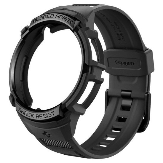 Husa Spigen Rugged Armor Pro compatibila cu Samsung Galaxy Watch 6 Classic 47mm Matte Black (Spigen, Ingredi) by www.silkase.ro Husa Spigen Rugged Armor Pro compatibila cu Samsung Galaxy Watch 6 Classic 47mm Matte Black (Ingredi, ACS06488) by www.silkase.ro