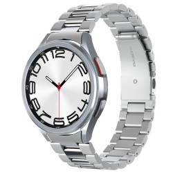 Curea otel inoxidabil Spigen Modern Fit compatibila cu Samsung Galaxy Watch 6 Classic 47mm Silver