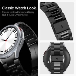 Curea pentru Samsung Galaxy Watch6 Classic 47mm, Spigen Modern Fit, Black Curea pentru Samsung Galaxy Watch6 Classic 47mm, Spigen Modern Fit, Black