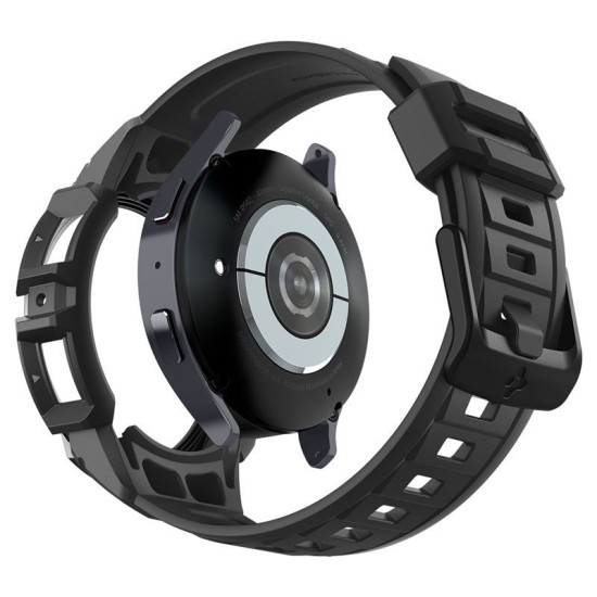 Husa Spigen Rugged Armor Pro compatibila cu Samsung Galaxy Watch 6 44mm Matte Black (Spigen, Ingredi) by www.silkase.ro Husa Spigen Rugged Armor Pro compatibila cu Samsung Galaxy Watch 6 44mm Matte Black (Ingredi, ACS06496) by www.silkase.ro