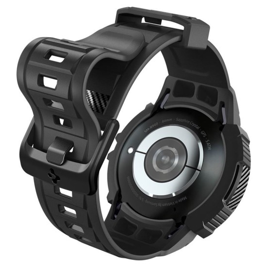 Husa Spigen Rugged Armor Pro compatibila cu Samsung Galaxy Watch 6 44mm Matte Black (Spigen, Ingredi) by www.silkase.ro Husa Spigen Rugged Armor Pro compatibila cu Samsung Galaxy Watch 6 44mm Matte Black (Ingredi, ACS06496) by www.silkase.ro