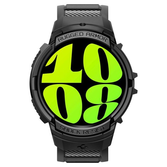 Husa Spigen Rugged Armor Pro compatibila cu Samsung Galaxy Watch 6 44mm Matte Black (Spigen, Ingredi) by www.silkase.ro Husa Spigen Rugged Armor Pro compatibila cu Samsung Galaxy Watch 6 44mm Matte Black (Ingredi, ACS06496) by www.silkase.ro