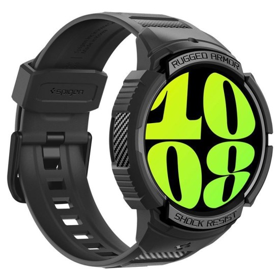 Husa Spigen Rugged Armor Pro compatibila cu Samsung Galaxy Watch 6 44mm Matte Black (Spigen, Ingredi) by www.silkase.ro Husa Spigen Rugged Armor Pro compatibila cu Samsung Galaxy Watch 6 44mm Matte Black (Ingredi, ACS06496) by www.silkase.ro