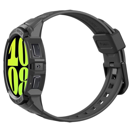 Husa Spigen Rugged Armor Pro compatibila cu Samsung Galaxy Watch 6 44mm Matte Black (Spigen, Ingredi) by www.silkase.ro Husa Spigen Rugged Armor Pro compatibila cu Samsung Galaxy Watch 6 44mm Matte Black (Ingredi, ACS06496) by www.silkase.ro