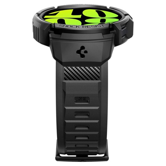 Husa Spigen Rugged Armor Pro compatibila cu Samsung Galaxy Watch 6 44mm Matte Black (Spigen, Ingredi) by www.silkase.ro Husa Spigen Rugged Armor Pro compatibila cu Samsung Galaxy Watch 6 44mm Matte Black (Ingredi, ACS06496) by www.silkase.ro