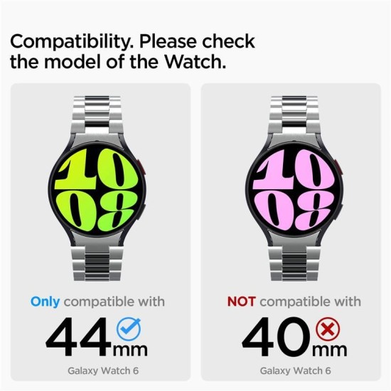 Curea pentru Samsung Galaxy Watch6 44mm - Spigen Modern Fit - Silver (Spigen, Ingredi) by www.silkase.ro Curea pentru Samsung Galaxy Watch6 44mm - Spigen Modern Fit - Silver (Ingredi, AMP06498) by www.silkase.ro