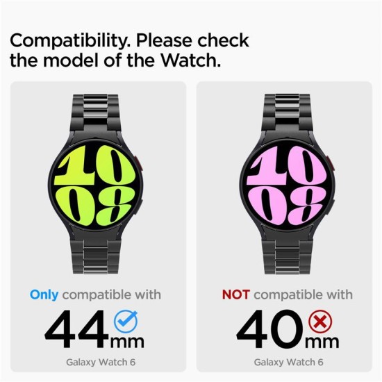 Curea pentru Samsung Galaxy Watch6 44mm - Spigen Modern Fit - Black (Spigen, Ingredi) by www.silkase.ro Curea pentru Samsung Galaxy Watch6 44mm - Spigen Modern Fit - Black (Ingredi, AMP06499) by www.silkase.ro