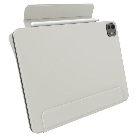 Husa tableta Spigen Air Skin Folio OneTap pentru iPad Pro 11" 5 gen. 2024 Gri (Ingredi, ACS06513) by www.silkase.ro
