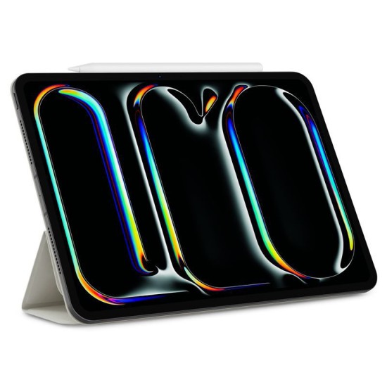 Husa tableta Spigen Air Skin Folio OneTap pentru iPad Pro 11" 5 gen. 2024 Gri (Ingredi, ACS06513) by www.silkase.ro