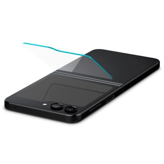 Set 2 folii sticla cu sistem de montare Spigen GLAStR EZ FIT compatibil cu Samsung Galaxy Z Flip 5 (Spigen, Ingredi) by www.silkase.ro Set 2 folii sticla cu sistem de montare Spigen GLAStR EZ FIT compatibil cu Samsung Galaxy Z Flip 5 (Ingredi, AGL06525) by www.silkase.ro