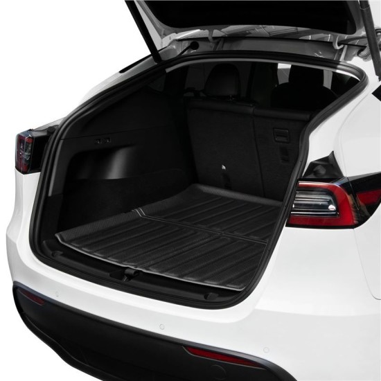Covoras portbagaj spate Spigen pentru Tesla Model Y, negru (Accesorii auto, ACP06530) by www.silkase.ro