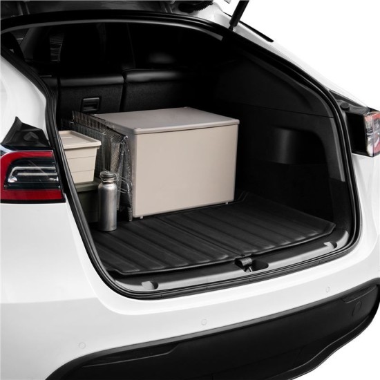 Covoras portbagaj spate Spigen pentru Tesla Model Y, negru (Accesorii auto, ACP06530) by www.silkase.ro