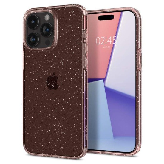 Husa Spigen Liquid Crystal compatibila cu iPhone 15 Pro Max Glitter Rose (Spigen, iPhone 15 Pro Max) by www.silkase.ro Husa Spigen Liquid Crystal compatibila cu iPhone 15 Pro Max Glitter Rose (iPhone 15 Pro Max, ACS06560) by www.silkase.ro