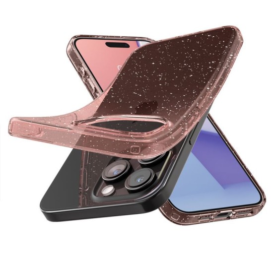 Husa Spigen Liquid Crystal compatibila cu iPhone 15 Pro Max Glitter Rose (Spigen, iPhone 15 Pro Max) by www.silkase.ro Husa Spigen Liquid Crystal compatibila cu iPhone 15 Pro Max Glitter Rose (iPhone 15 Pro Max, ACS06560) by www.silkase.ro
