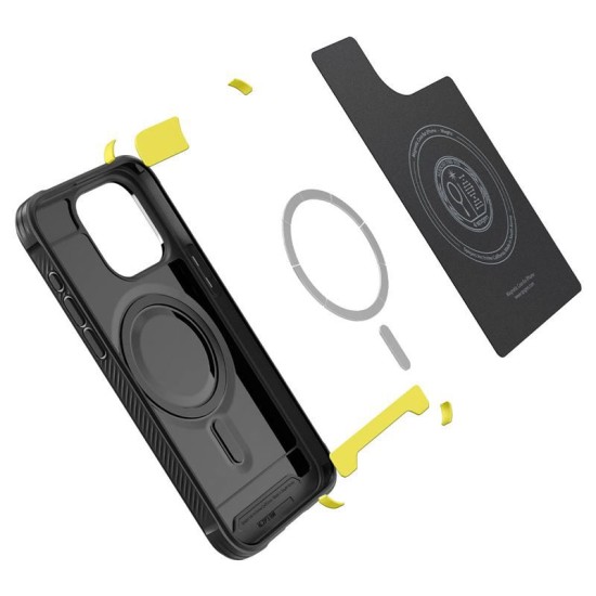 Carcasa Spigen Rugged Armor MagSafe pentru Apple Iphone 15 Pro Max, negru mat (Spigen, iPhone 15 Pro Max) by www.silkase.ro Carcasa Spigen Rugged Armor MagSafe pentru Apple Iphone 15 Pro Max, negru mat (iPhone 15 Pro Max, ACS06561) by www.silkase.ro
