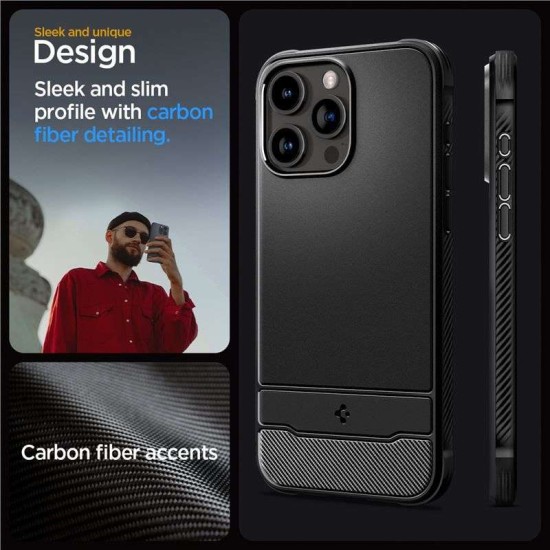 Carcasa Spigen Rugged Armor MagSafe pentru Apple Iphone 15 Pro Max, negru mat (Spigen, iPhone 15 Pro Max) by www.silkase.ro Carcasa Spigen Rugged Armor MagSafe pentru Apple Iphone 15 Pro Max, negru mat (iPhone 15 Pro Max, ACS06561) by www.silkase.ro