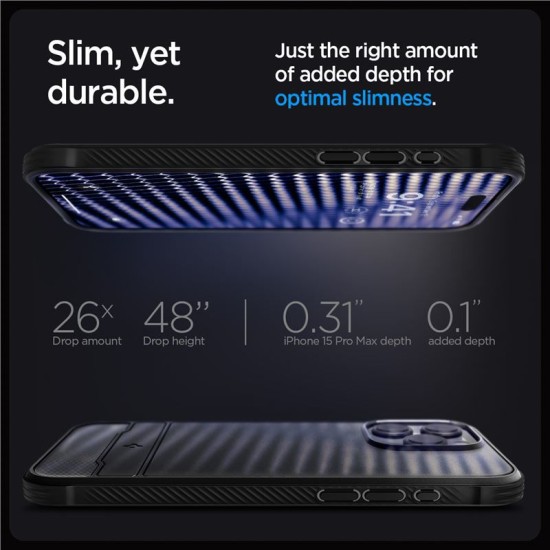 Carcasa Spigen Rugged Armor MagSafe pentru Apple Iphone 15 Pro Max, negru mat (Spigen, iPhone 15 Pro Max) by www.silkase.ro Carcasa Spigen Rugged Armor MagSafe pentru Apple Iphone 15 Pro Max, negru mat (iPhone 15 Pro Max, ACS06561) by www.silkase.ro