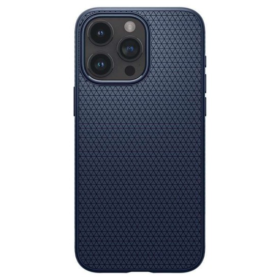 Carcasa Spigen Liquid Air MagSafe pentru Apple Iphone 15 Pro Max, albastru navy (iPhone 15 Pro Max, ACS06563) by www.silkase.ro