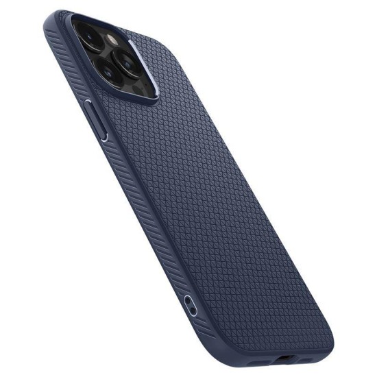 Carcasa Spigen Liquid Air MagSafe pentru Apple Iphone 15 Pro Max, albastru navy (iPhone 15 Pro Max, ACS06563) by www.silkase.ro