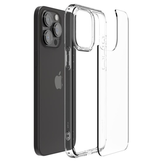 Husa Spigen Ultra Hybrid compatibila cu iPhone 15 Pro Max Crystal Clear (iPhone 15 Pro Max, ACS06565) by www.silkase.ro
