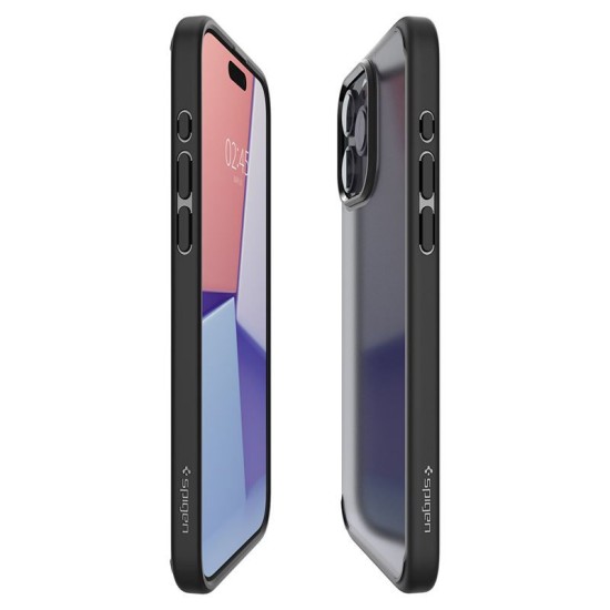 Husa Spigen Ultra Hybrid compatibila cu iPhone 15 Pro Max Frost Black (Spigen, iPhone 15 Pro Max) by www.silkase.ro Husa Spigen Ultra Hybrid compatibila cu iPhone 15 Pro Max Frost Black (iPhone 15 Pro Max, ACS06568) by www.silkase.ro