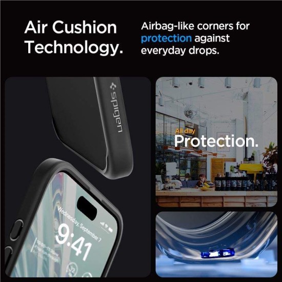 Husa Spigen Ultra Hybrid compatibila cu iPhone 15 Pro Max Frost Black (Spigen, iPhone 15 Pro Max) by www.silkase.ro Husa Spigen Ultra Hybrid compatibila cu iPhone 15 Pro Max Frost Black (iPhone 15 Pro Max, ACS06568) by www.silkase.ro