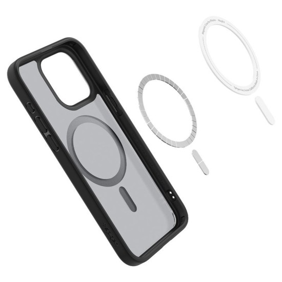 Husa pentru iPhone 15 Pro Max, Spigen Ultra Hybrid MagSafe, Frost Black (Spigen, iPhone 15 Pro Max) by www.silkase.ro Husa pentru iPhone 15 Pro Max, Spigen Ultra Hybrid MagSafe, Frost Black (iPhone 15 Pro Max, ACS06581) by www.silkase.ro