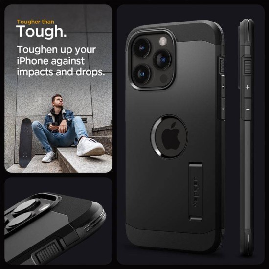 Husa Spigen Tough Armor MagSafe compatibila cu iPhone 15 Pro Max Black (Spigen, iPhone 15 Pro Max) by www.silkase.ro Husa Spigen Tough Armor MagSafe compatibila cu iPhone 15 Pro Max Black (iPhone 15 Pro Max, ACS06594) by www.silkase.ro