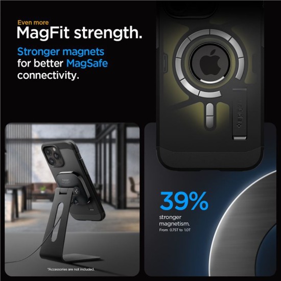Husa Spigen Tough Armor MagSafe compatibila cu iPhone 15 Pro Max Black (Spigen, iPhone 15 Pro Max) by www.silkase.ro Husa Spigen Tough Armor MagSafe compatibila cu iPhone 15 Pro Max Black (iPhone 15 Pro Max, ACS06594) by www.silkase.ro