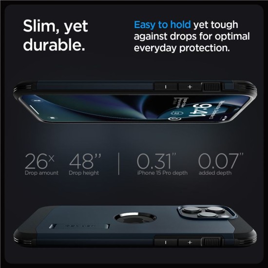Husa Spigen Tough Armor MagSafe compatibila cu iPhone 15 Pro Max Metal Slate (Spigen, iPhone 15 Pro Max) by www.silkase.ro Husa Spigen Tough Armor MagSafe compatibila cu iPhone 15 Pro Max Metal Slate (iPhone 15 Pro Max, ACS06595) by www.silkase.ro