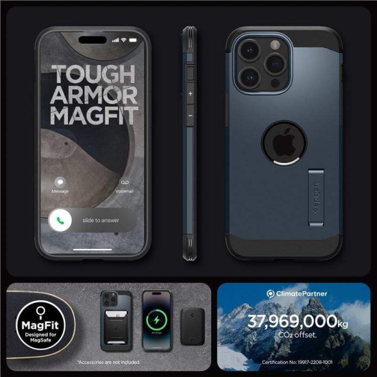 Husa Spigen Tough Armor MagSafe compatibila cu iPhone 15 Pro Max Metal Slate (Spigen, iPhone 15 Pro Max) by www.silkase.ro Husa Spigen Tough Armor MagSafe compatibila cu iPhone 15 Pro Max Metal Slate (iPhone 15 Pro Max, ACS06595) by www.silkase.ro